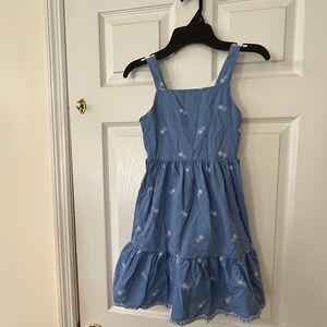 Cat & jack blue eyelet dress